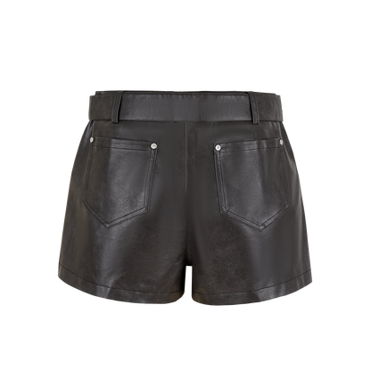 13DE MARZO Luminous Bear Skort Dark Brown
