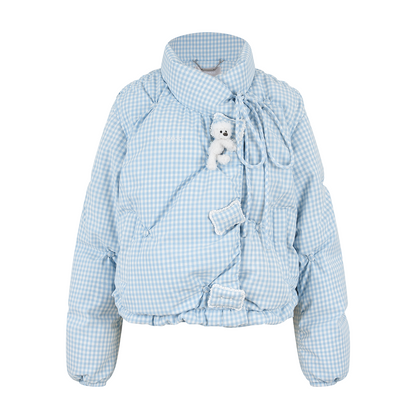 13DE MARZO Nighty Night Bear Puffy Down Jacket