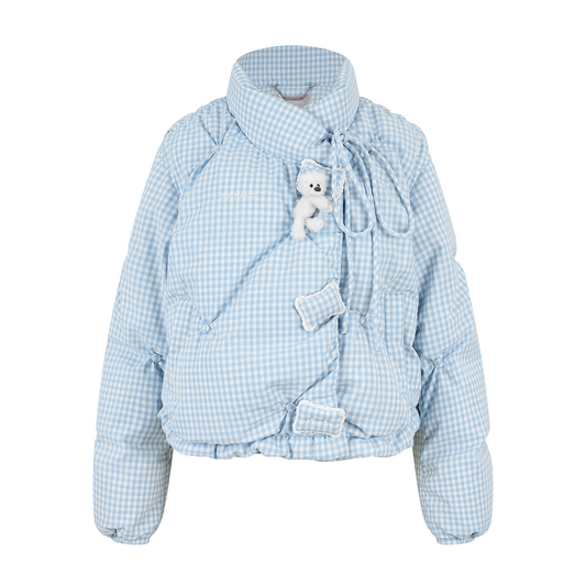 13DE MARZO Nighty Night Bear Puffy Down Jacket