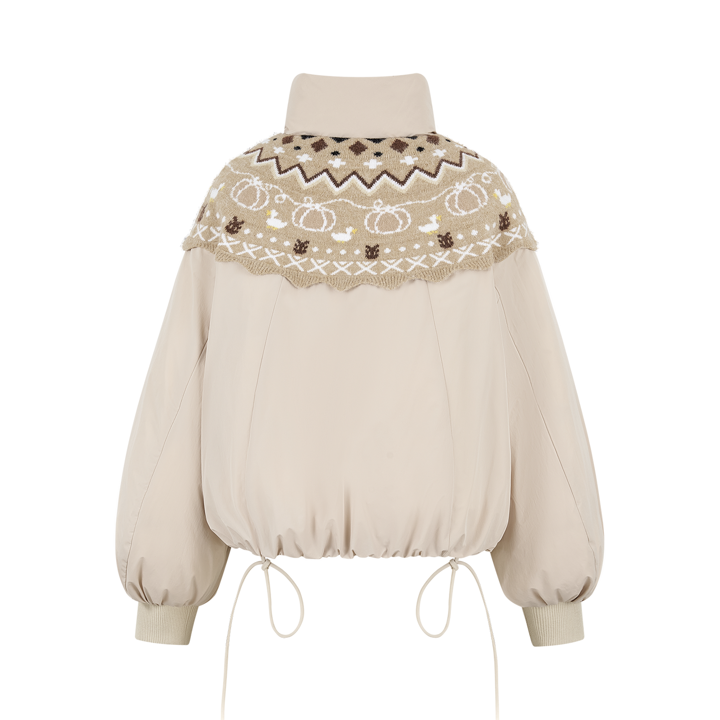 13DE MARZO Marzo Valley Bear Bud Down Jacket Khaki