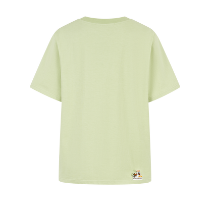 13DE MARZO Valley Pumpkin Print T-shirt Green