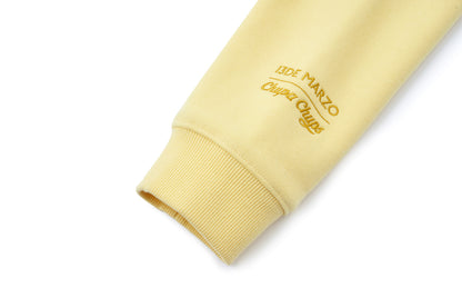 13DE MARZO Lollipop Wrapper Cropped Hoodie Yellow - 13DE MARZO