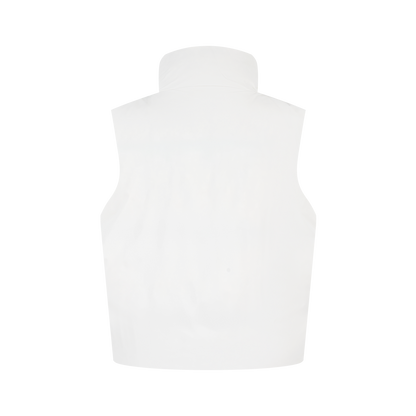 13DE MARZO Nighty Night Bear Down Vest White