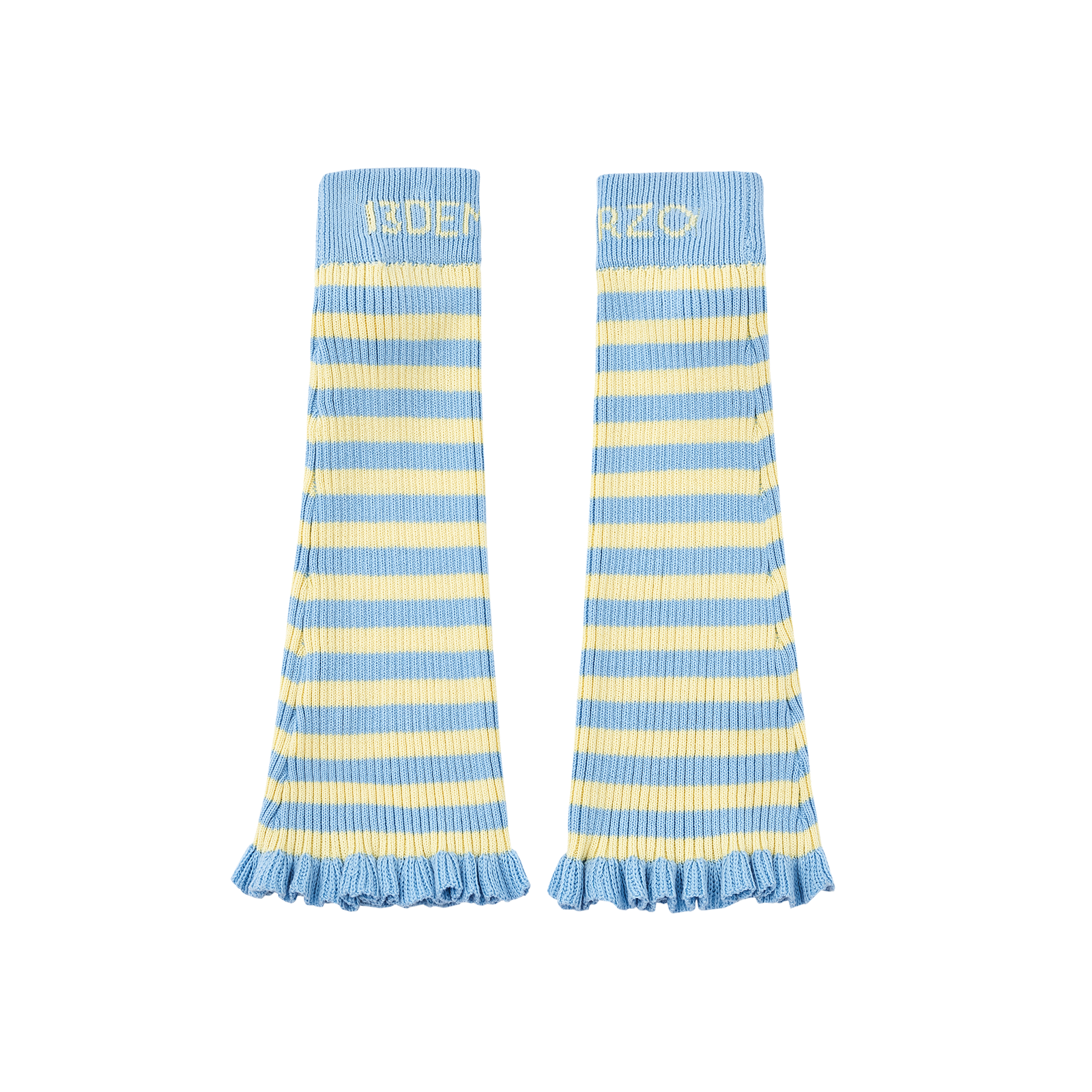 13DE MARZO Bear Rainbow Leg Warmer Blue - 13DE MARZO