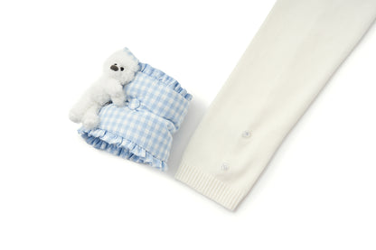 13DE MARZO Nighty Night Bear Sleeve Shirt