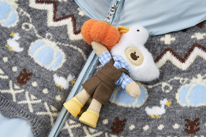 13DE MARZO Marzo Valley Bear Bud Down Jacket Blue