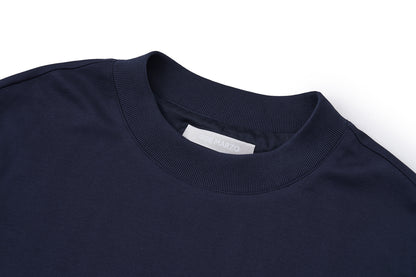 13DE MARZO Nighty Night Bear Collar T-shirt Navy Blue