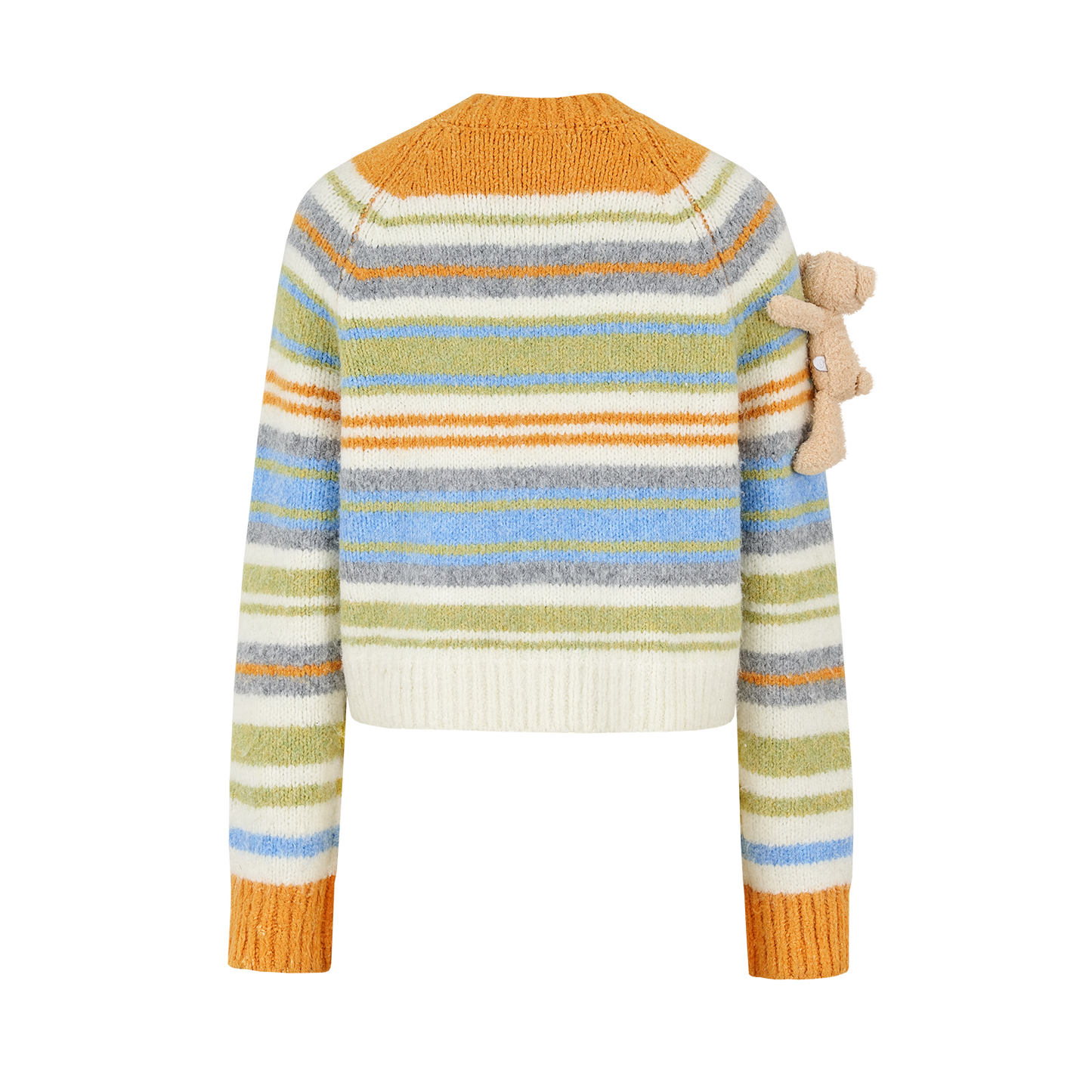 13DE MARZO Marzo Valley Colored Lines Sweater Yellow