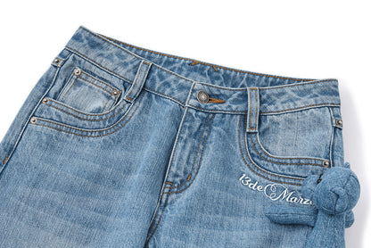 13DE MARZO Doozoo Straight-leg Jeans Blue
