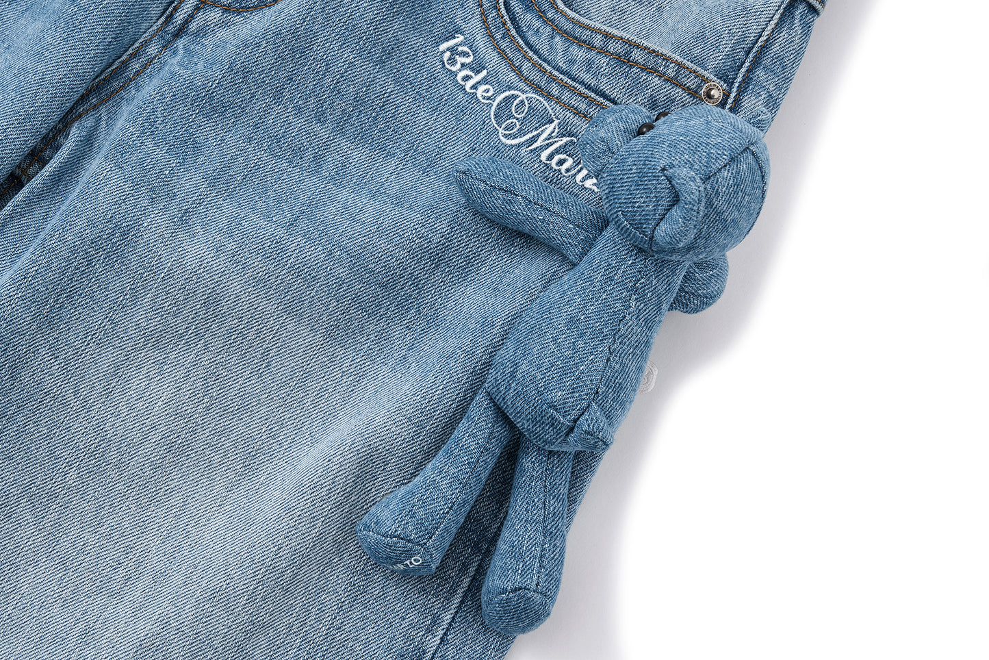 13DE MARZO Doozoo Straight-leg Jeans Blue