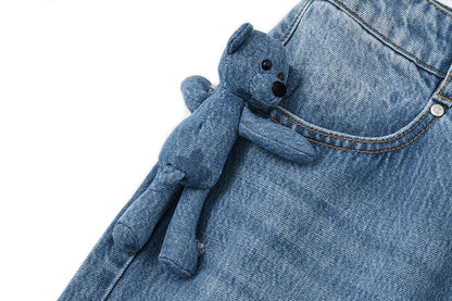 13DE MARZO Bear Base Jeans Blue