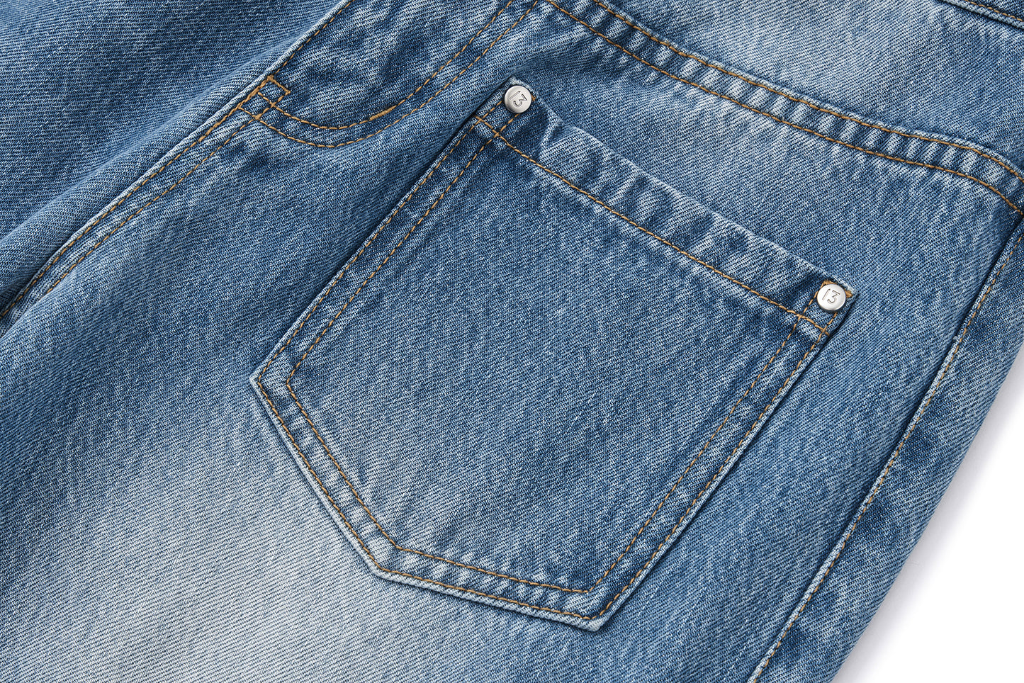 13DE MARZO Bear Base Jeans Blue