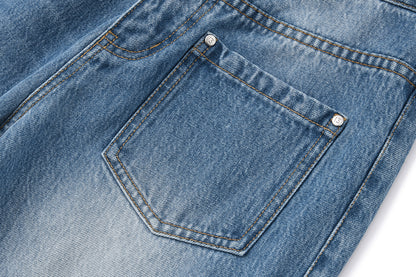 13DE MARZO Bear Base Jeans Blue