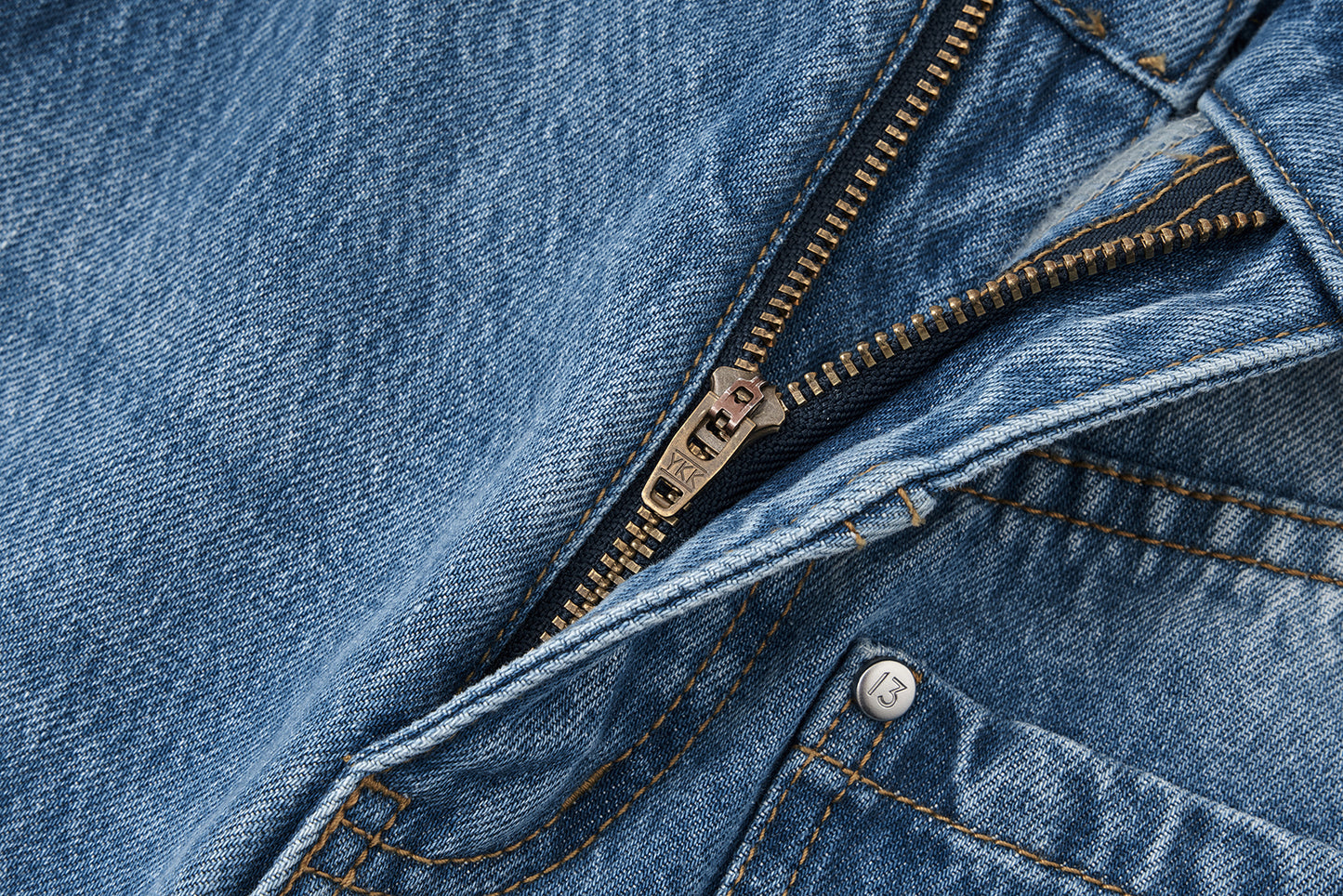 13DE MARZO Bear Base Jeans Blue