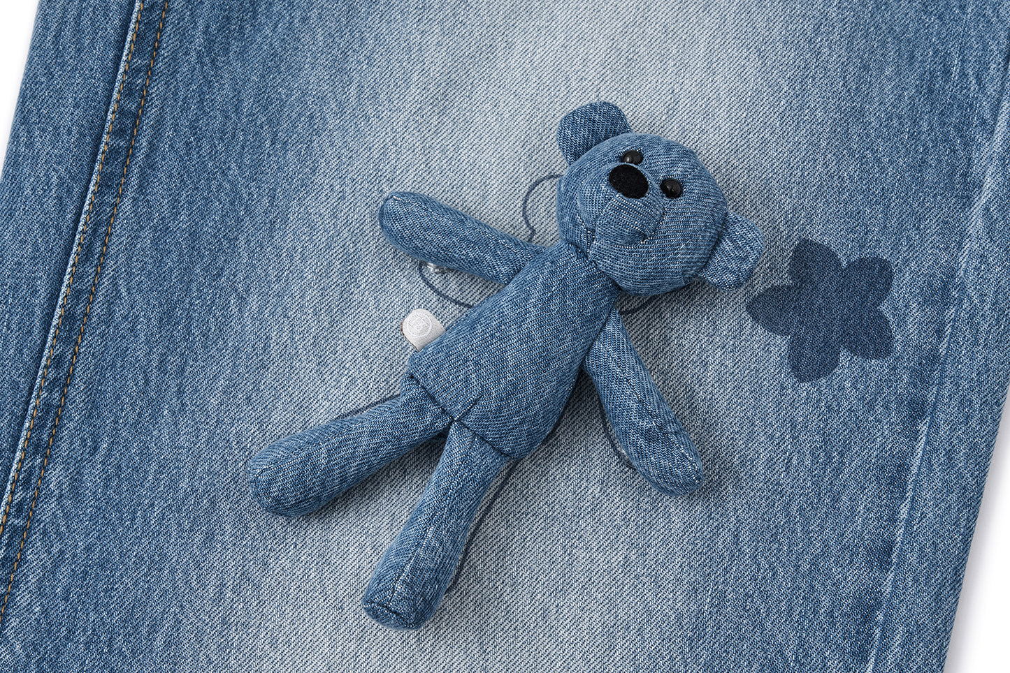 13DE MARZO Bear Base Jeans Blue