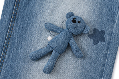 13DE MARZO Bear Base Jeans Blue