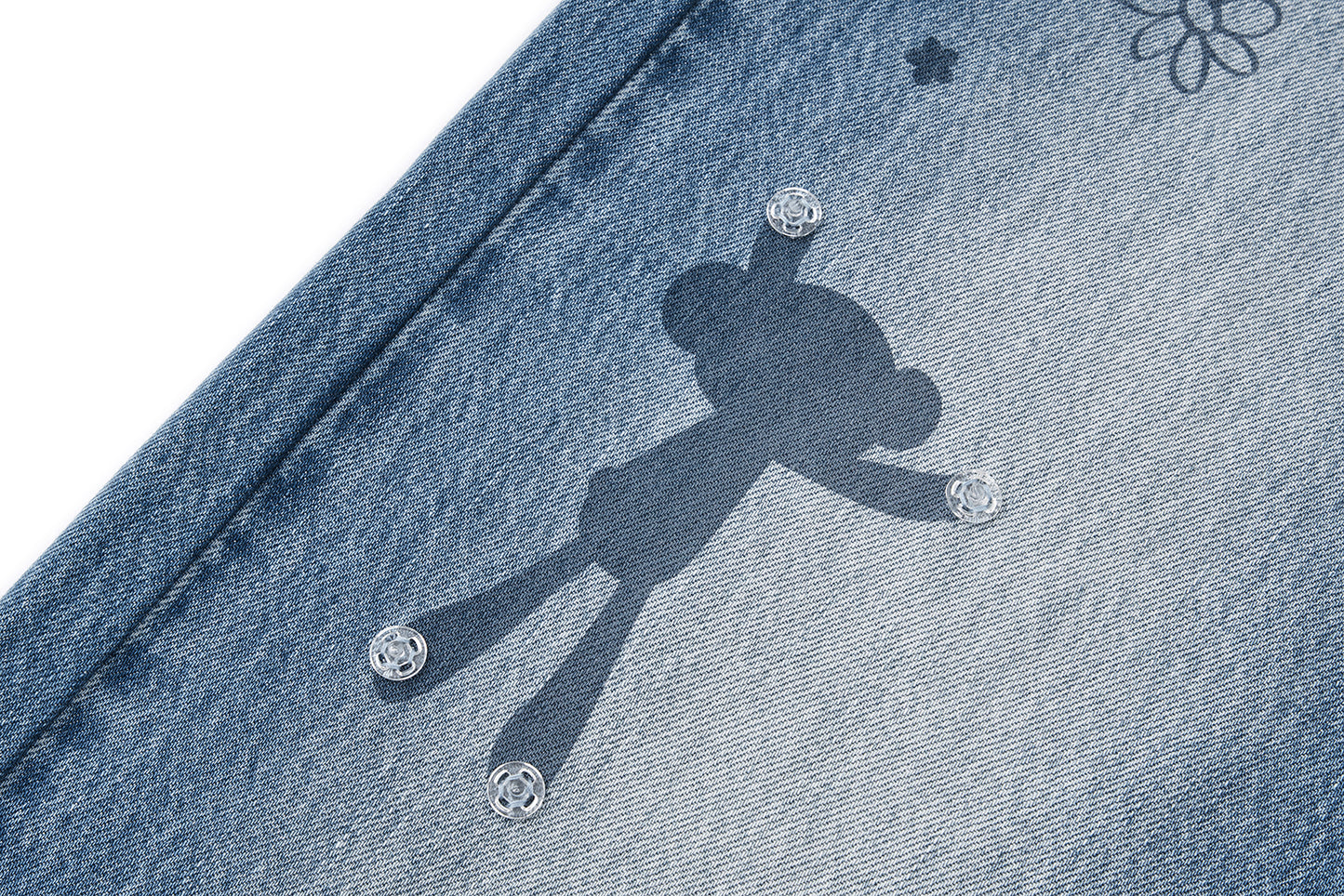 13DE MARZO Bear Base Jeans Blue