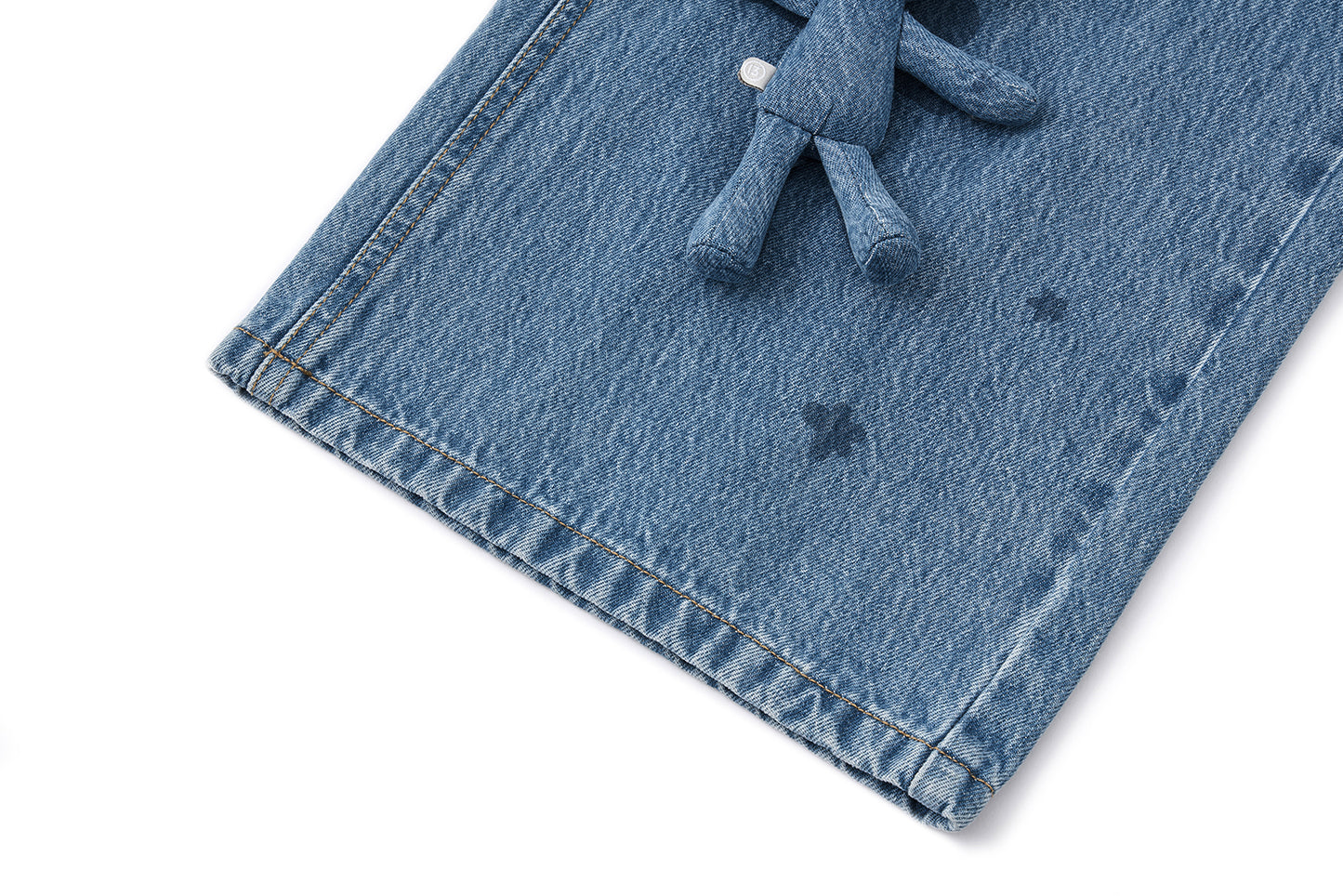 13DE MARZO Bear Base Jeans Blue