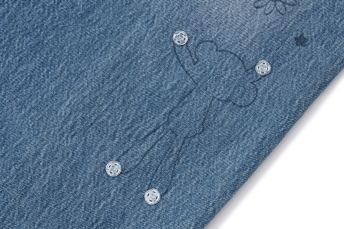13DE MARZO Bear Base Jeans Blue