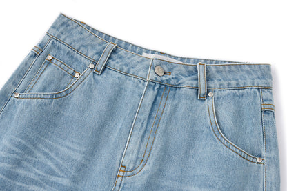 13DE MARZO Bear Base Jeans Blue