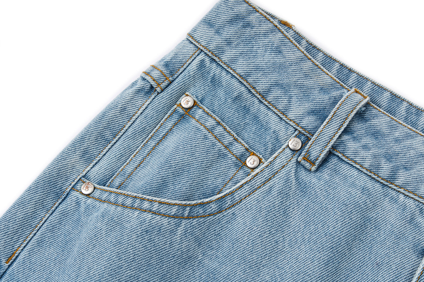 13DE MARZO Bear Base Jeans Blue