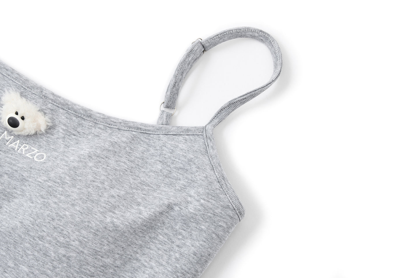 13DE MARZO Mini Bear Print Vest Grey - 13DE MARZO
