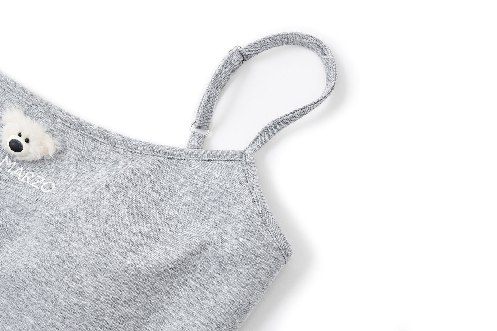 13DE MARZO Mini Bear Print Vest Grey - 13DE MARZO