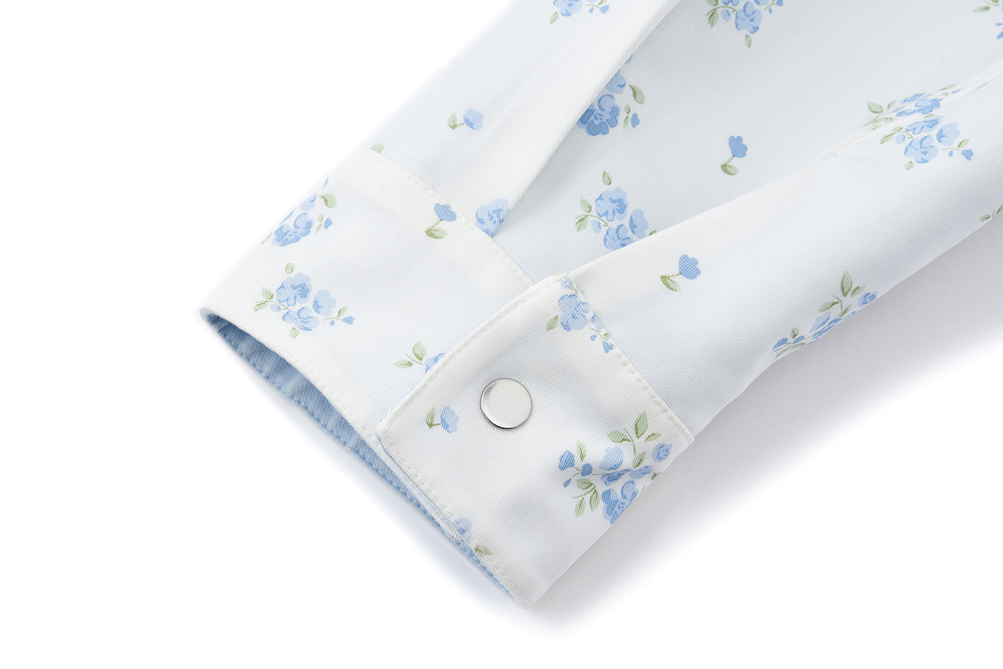 13DE MARZO Reversible Floral Print Jacket Blue