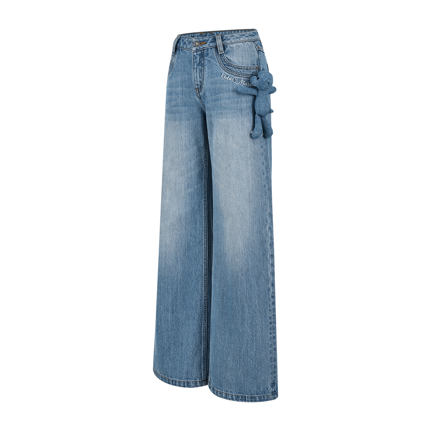 13DE MARZO Doozoo Straight-leg Jeans Blue