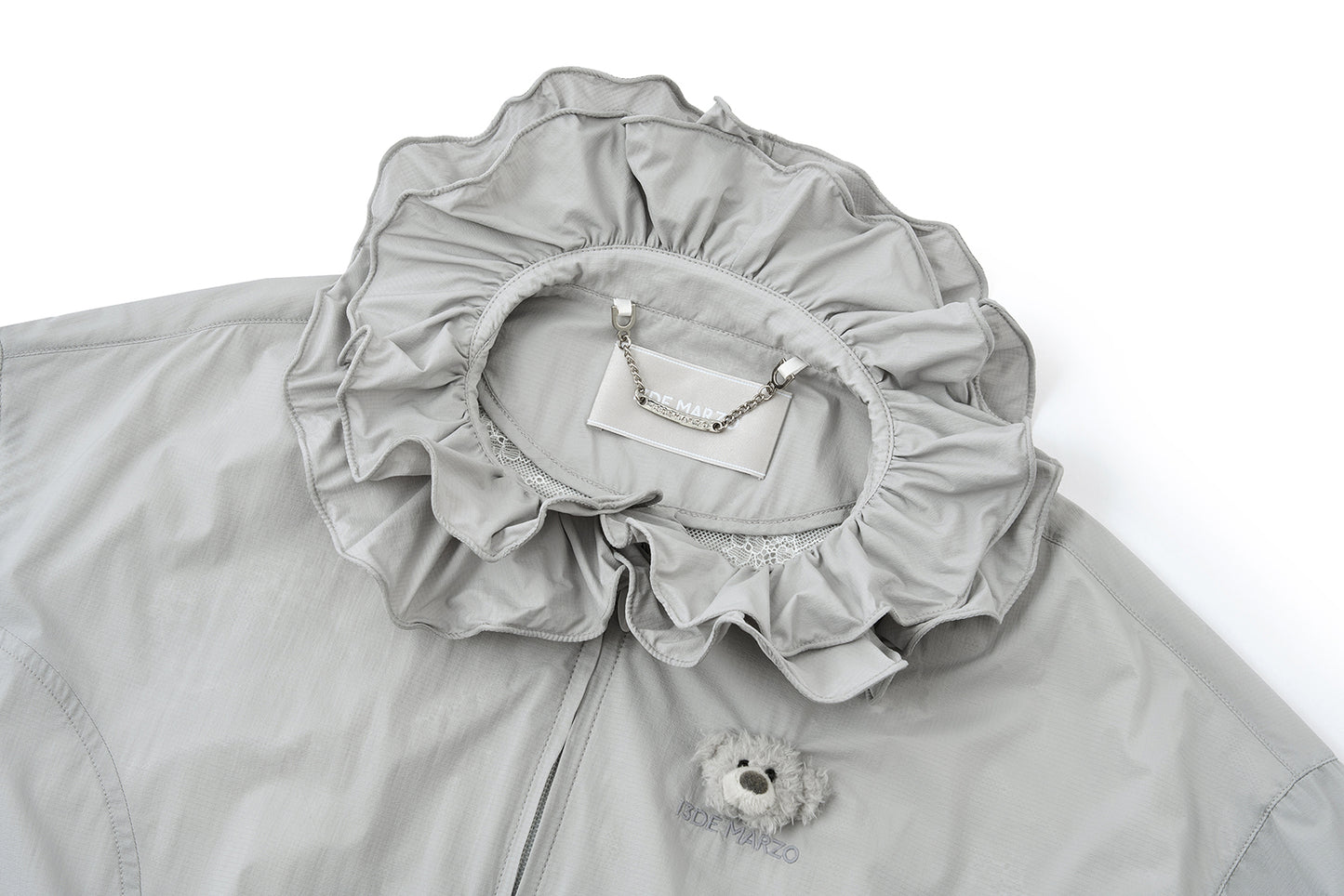 13DE MARZO Lace Collar Lightweight Jacket - 13DE MARZO