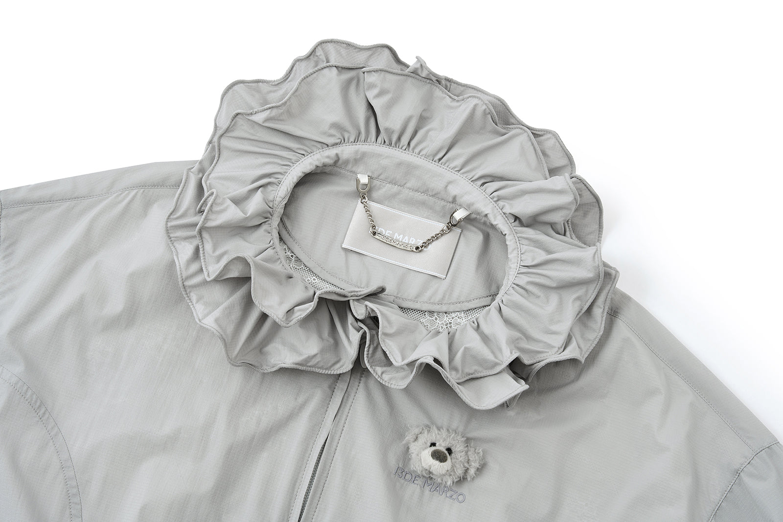 13DE MARZO Lace Collar Lightweight Jacket - 13DE MARZO