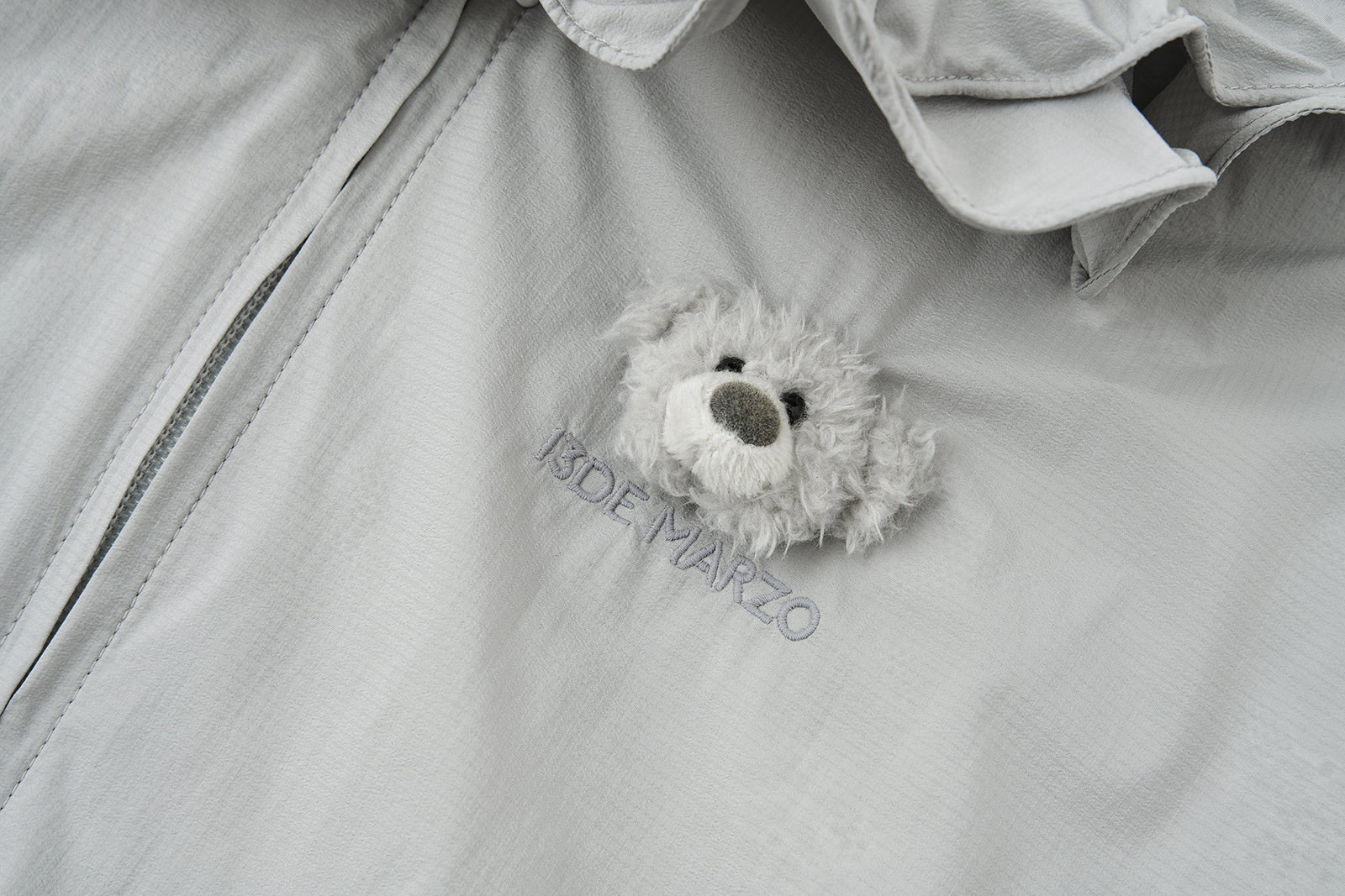 13DE MARZO Lace Collar Lightweight Jacket - 13DE MARZO