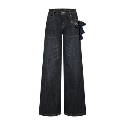 13DE MARZO Doozoo Straight-leg Jeans Navy Blue