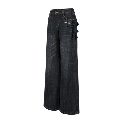 13DE MARZO Doozoo Straight-leg Jeans Navy Blue
