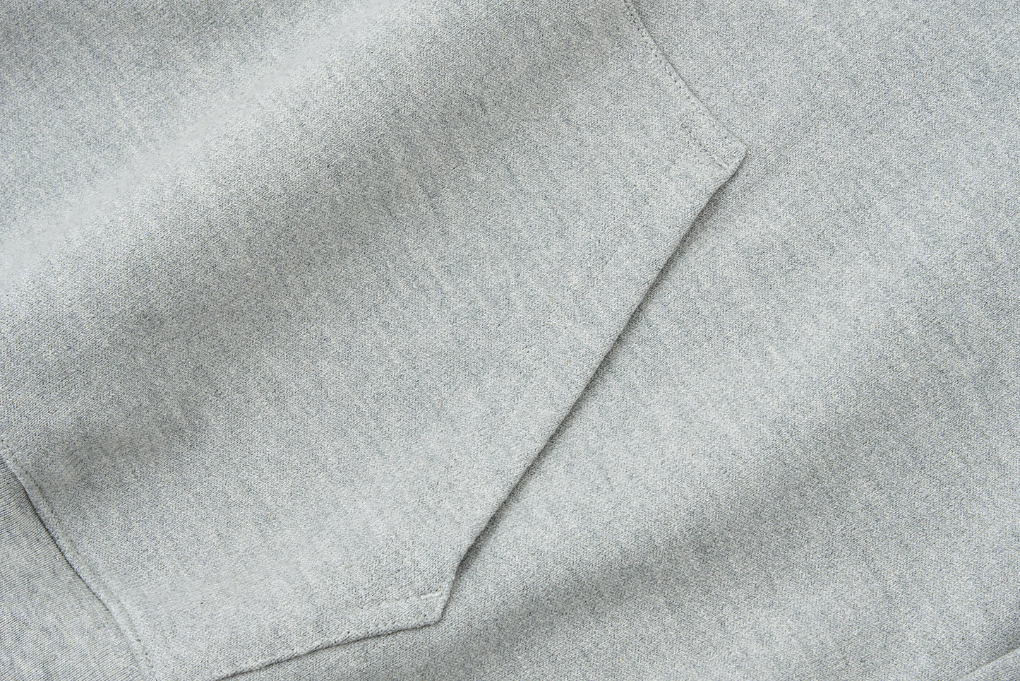 13DE MARZO Lace-Brim Pullover Hoodie Grey