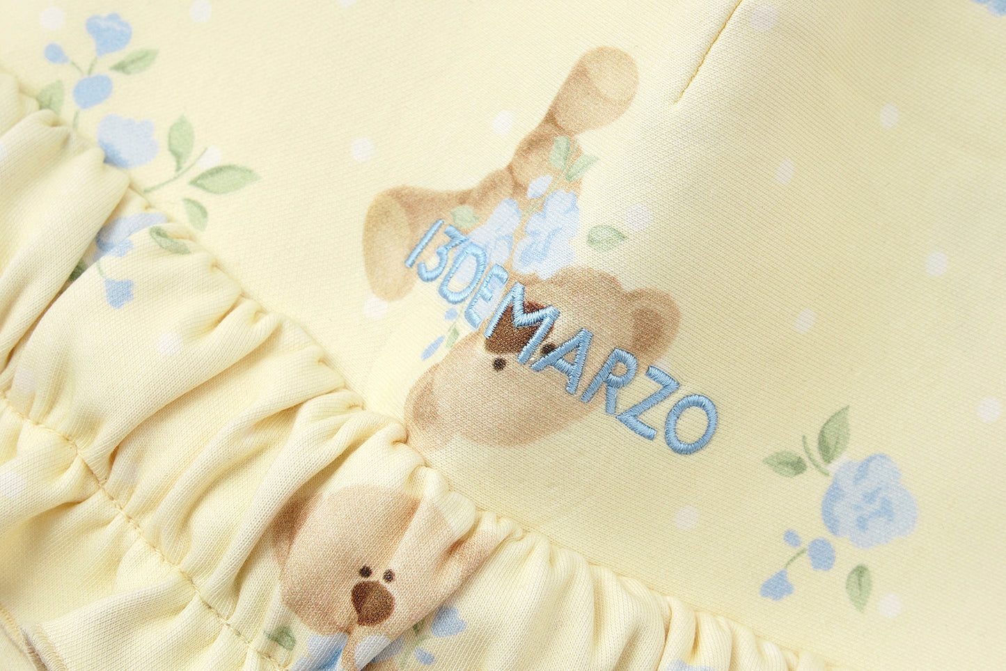13DE MARZO All-Over Print Balaclava Yellow
