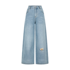 13DE MARZO Bear Base Jeans Blue