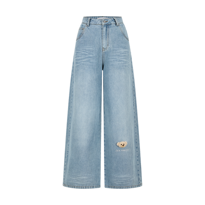 13DE MARZO Bear Base Jeans Blue