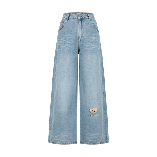 13DE MARZO Bear Base Jeans Blue