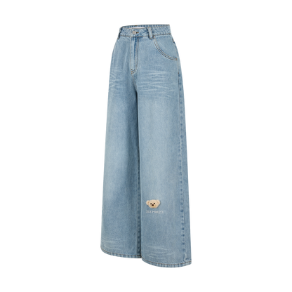 13DE MARZO Bear Base Jeans Blue