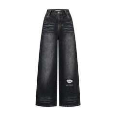 13DE MARZO Bear Base Jeans Black