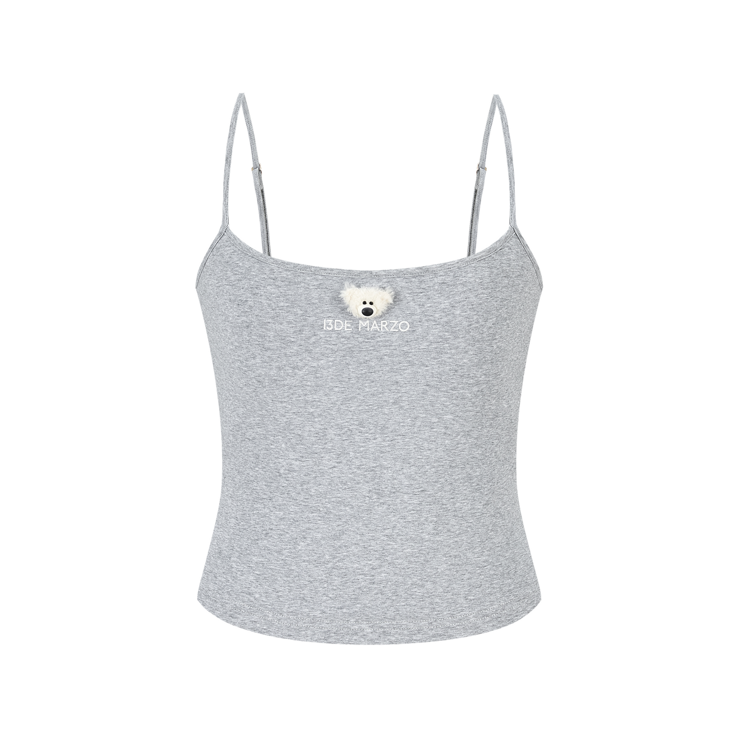 13DE MARZO Mini Bear Print Vest Grey - 13DE MARZO