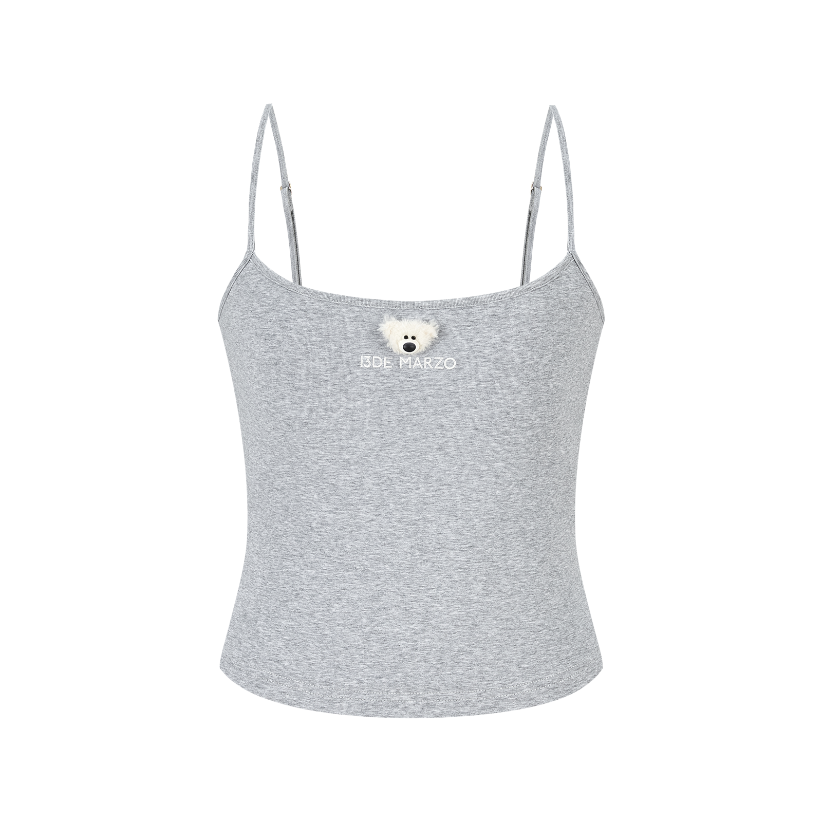 13DE MARZO Mini Bear Print Vest Grey - 13DE MARZO
