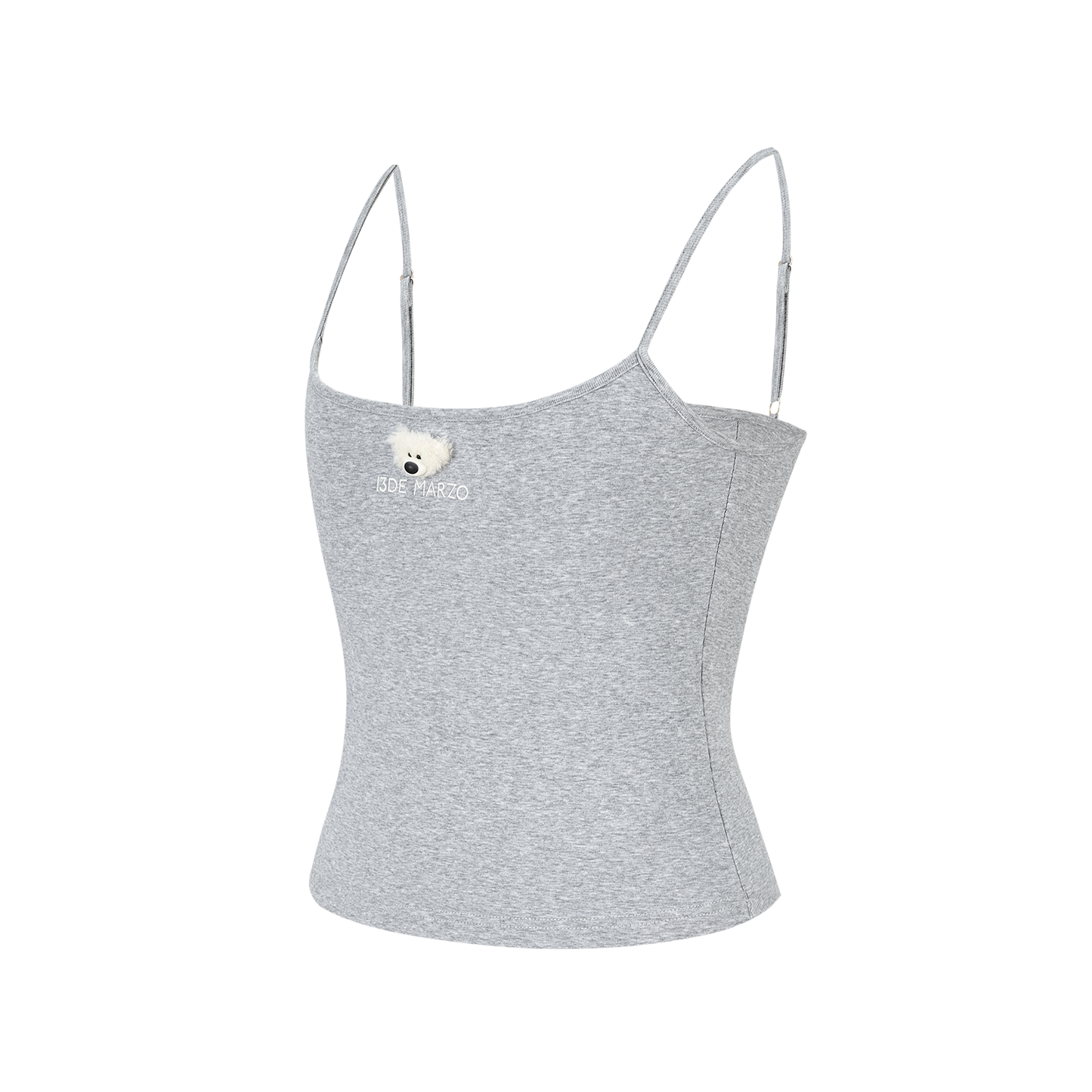 13DE MARZO Mini Bear Print Vest Grey - 13DE MARZO