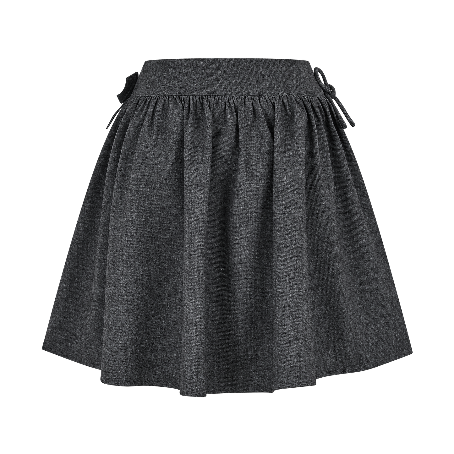 13DE MARZO Mini Bear Bow Blazer Skirt Grey
