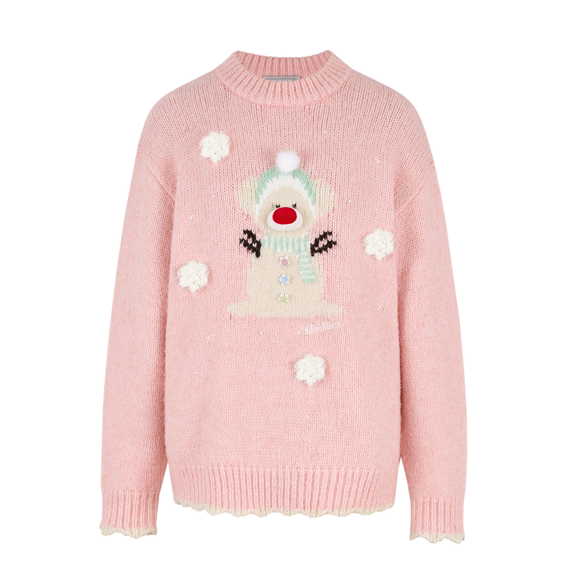 13DE MARZO Snow Bear Sweater Pink