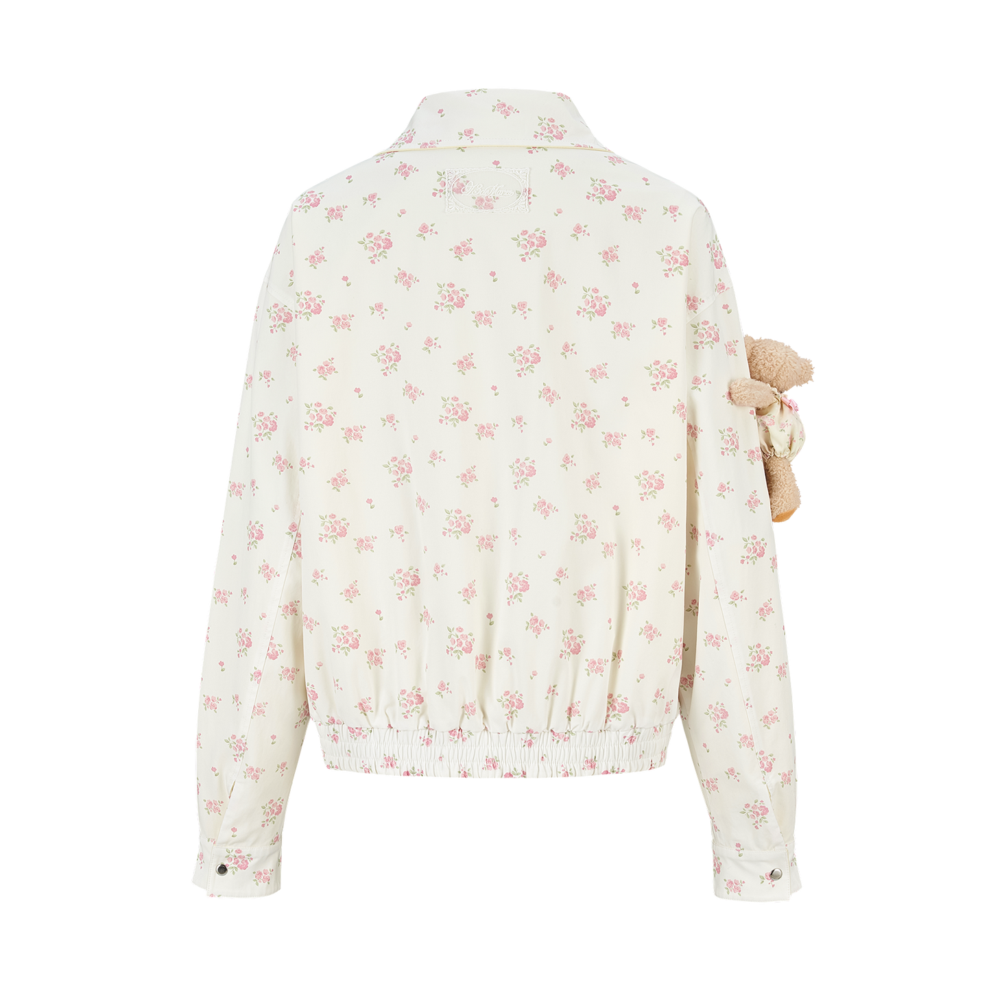 13DE MARZO Reversible Floral Print Jacket Yellow