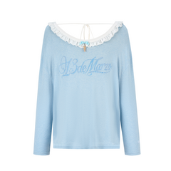 13DE MARZO Reversible Multi-Way Cover-Up Blue