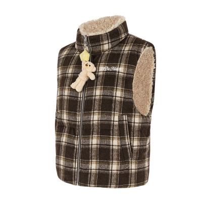 13DE MARZO Luminous Bear Reversible Down Vest