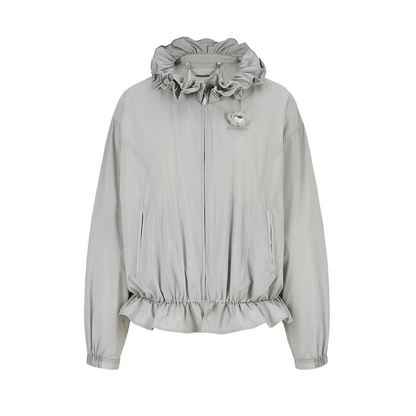 13DE MARZO Lace Collar Lightweight Jacket - 13DE MARZO